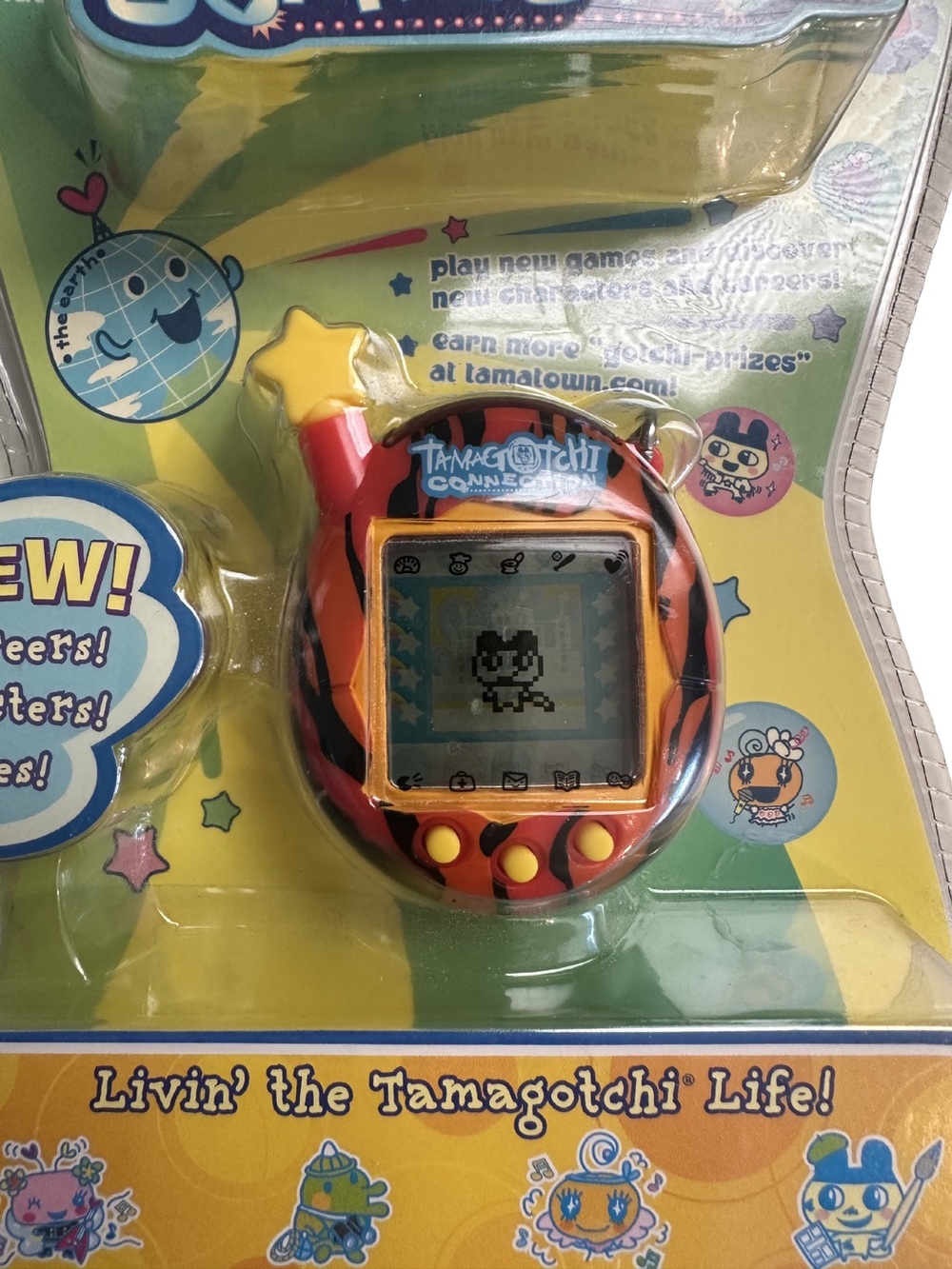 Vintage Bandai V4.5 Tamagotchi Connection Tiger Skin Collectible NIB NWT - Picture 2 of 8